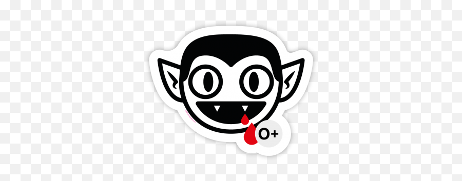 Vampire - Cartoon Vampire Face Emoji,Vampire Emoticon