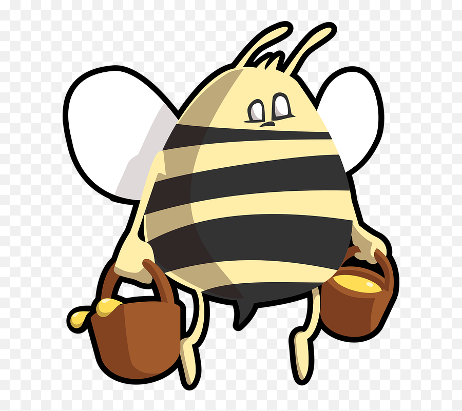 Free Bee Honey Vectors - Jupiter And The Bee Emoji,Honey Emoji