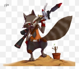 Rocket Raccoon Transparent Hq Png Image - Racoon Emoji