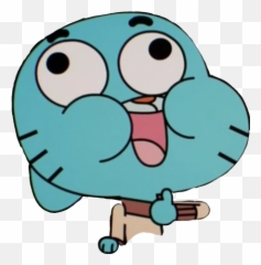 Gumball - Gumball Watterson Funny Face Emoji,Gumball Emoji