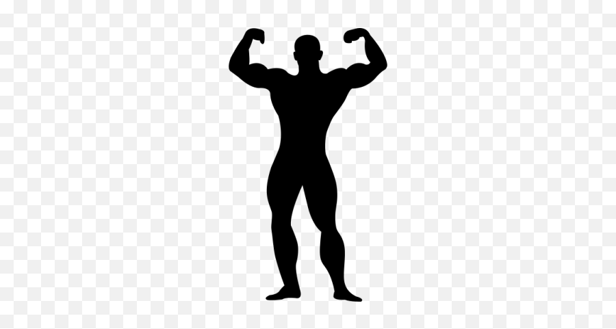 Flexing Png And Vectors For Free Download - Strong Man Silhouette Png Emoji,Flexing Arm Emoji