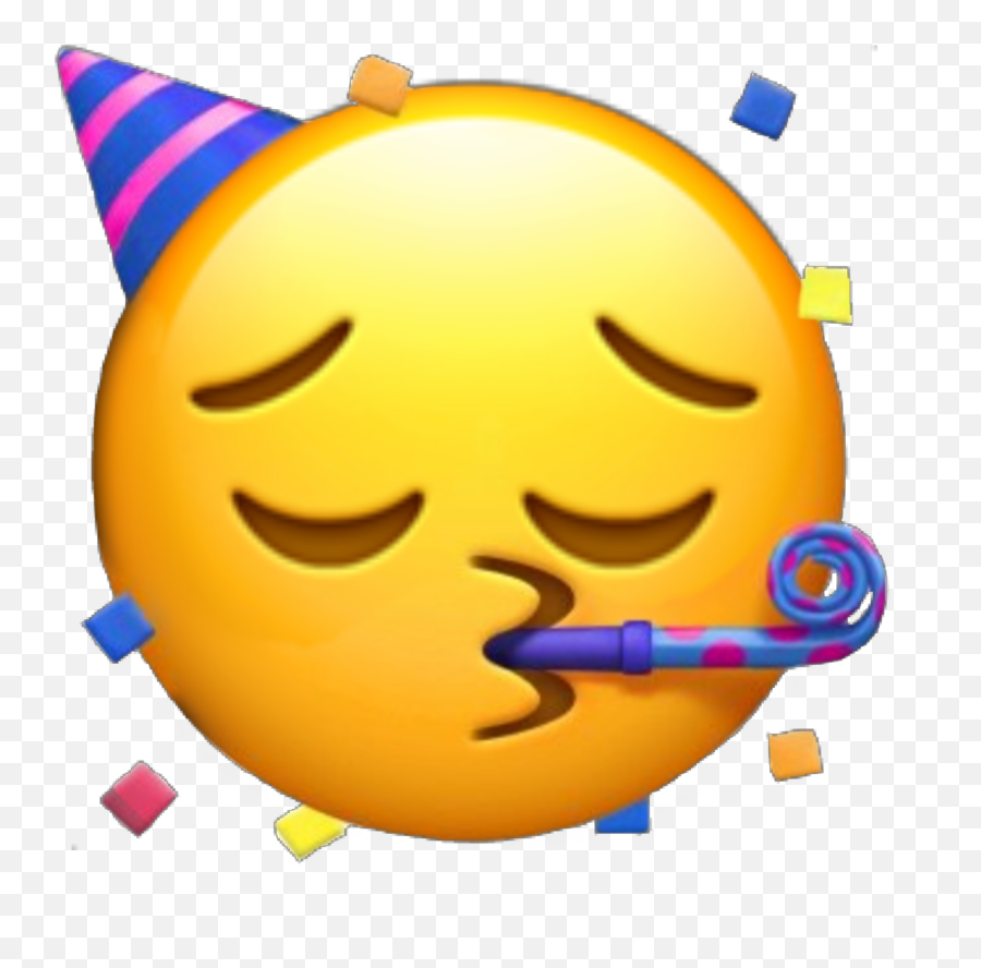 Emoji Emojis Sad Celebration Partyemoji Party Hybridemo - Emoji,Celebration Emoji