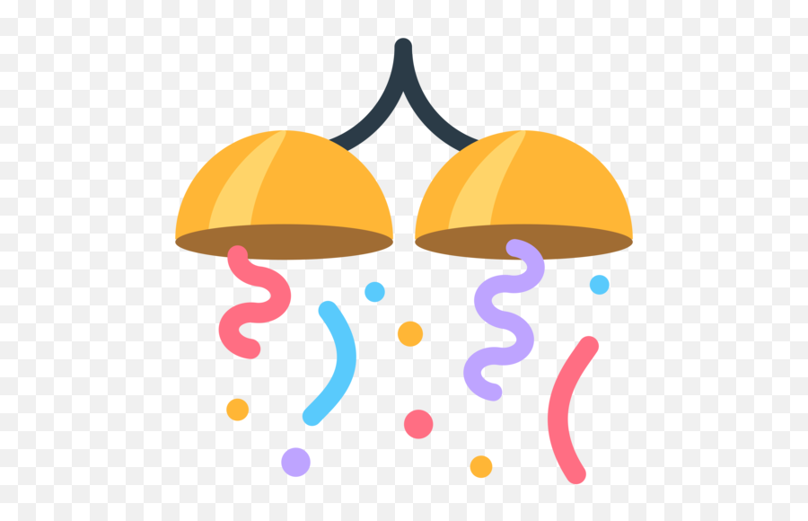 Confetti Ball Emoji - Emoji Confete,Confetti Emoji
