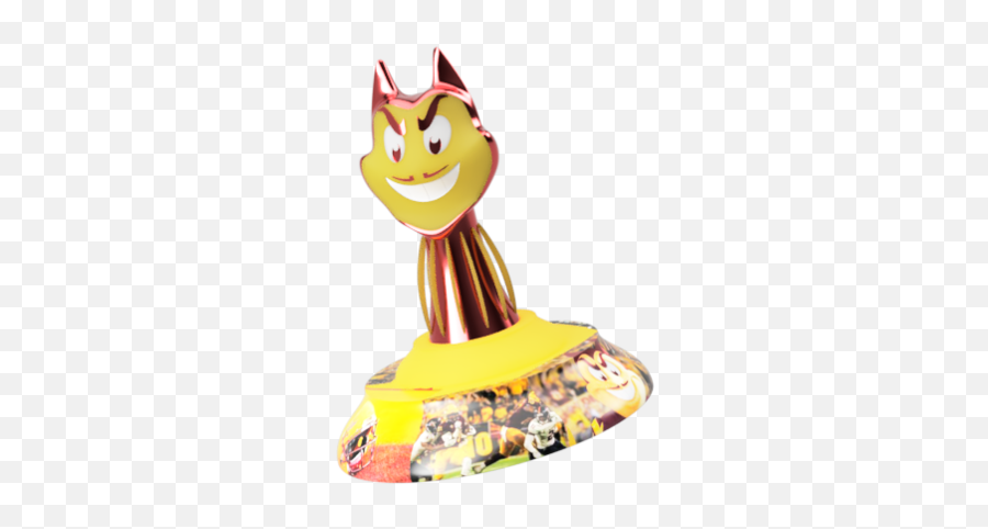 Asu Sparky - Cartoon Emoji,Pitchfork Emoticon