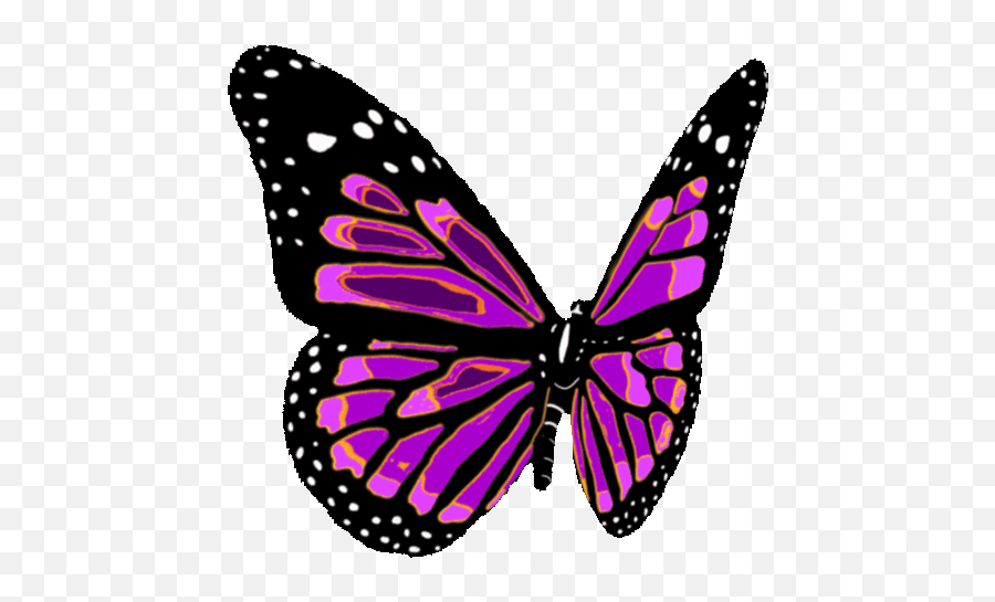 Butterfly Transparent Stickers - Butterfly Clipart Animated Gif Emoji,Free Butterfly Emoji