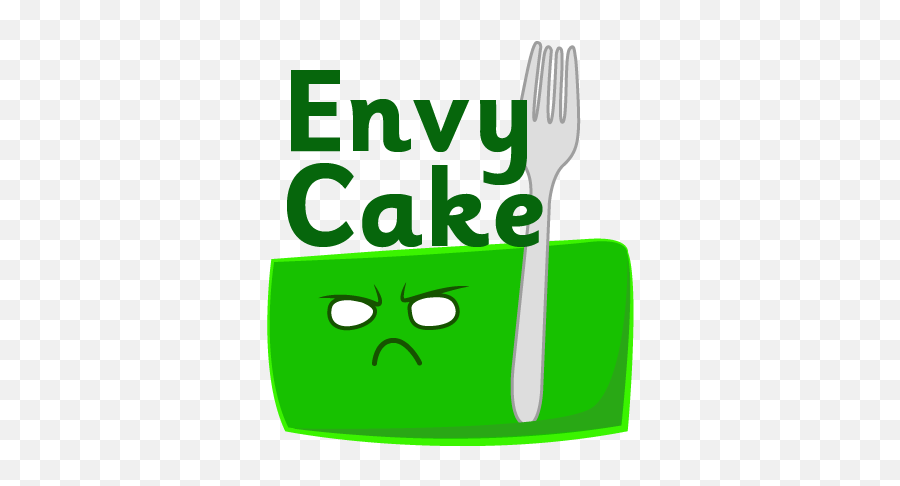 Envy Cake - Clip Art Emoji,Green With Envy Emoticon
