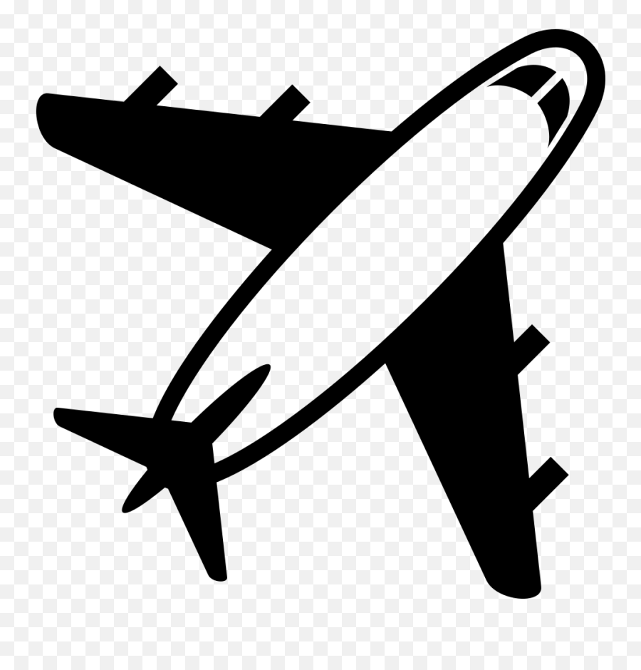 Download File Emojione Wikimedia Commons Png Air Plane Emoji - Travel Black And White Emoji,Plane Emoji