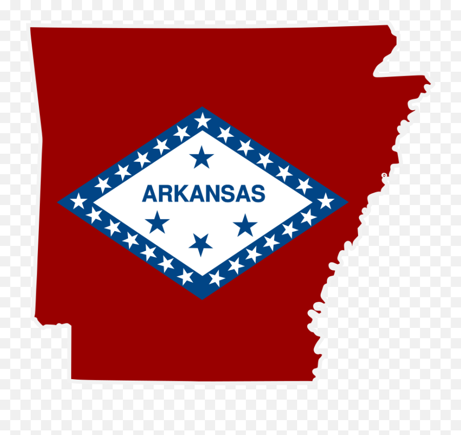 Arkansas Wikiproject - Arkansas Flag Shape Of State Emoji,Mississippi Flag Emoji