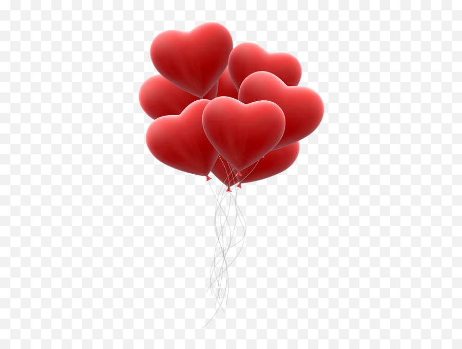 Love Png - Heart Balloons Transparent Background Emoji,Heart Emojis Meanings