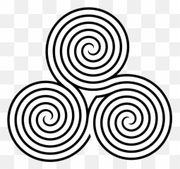 Triple - Spiral Labyrinth Emoji