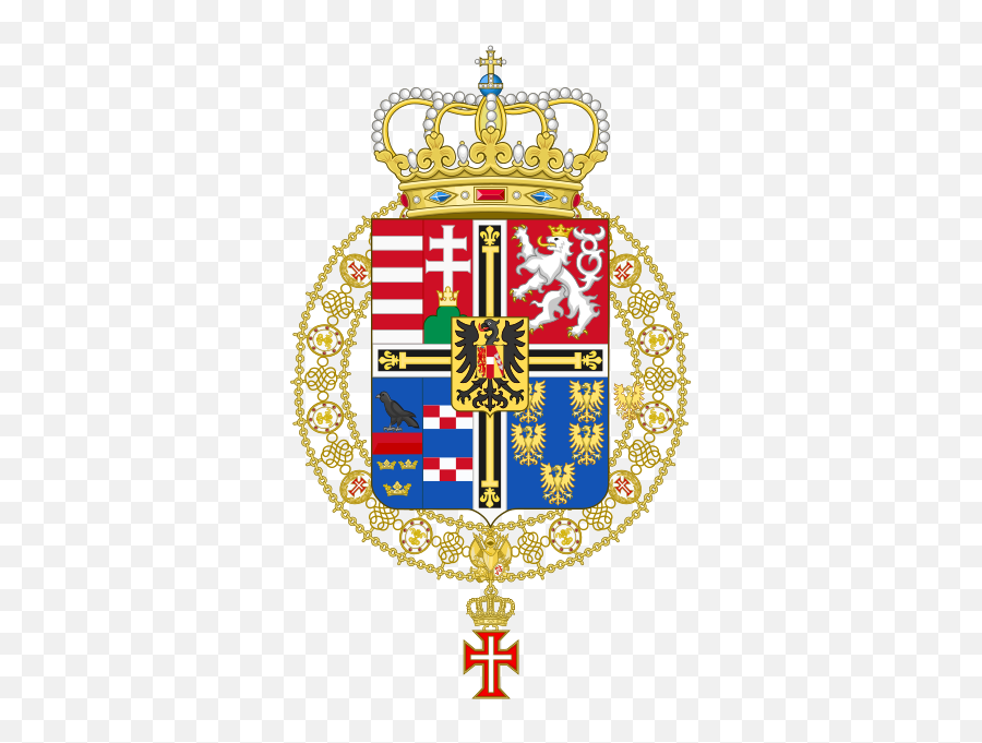 Coat Of Arms Of Archduke Eugen Of - Order Of Christ Heraldry Emoji,All Emojis In Order