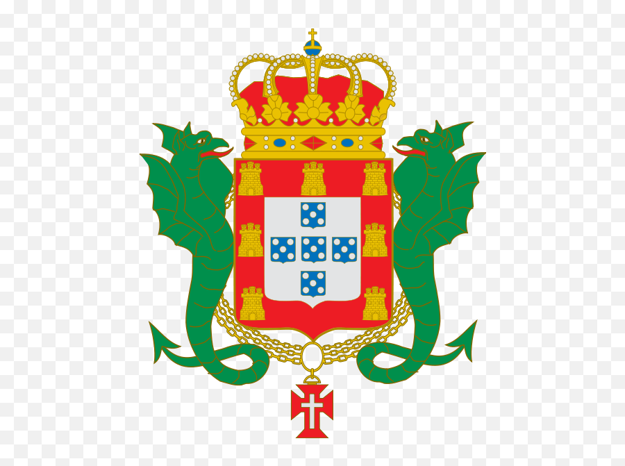 Coat Of Arms Of The Kingdom Of Portugal - Portuguese Royal Coat Of Arms Emoji,Portugal Flag Emoji
