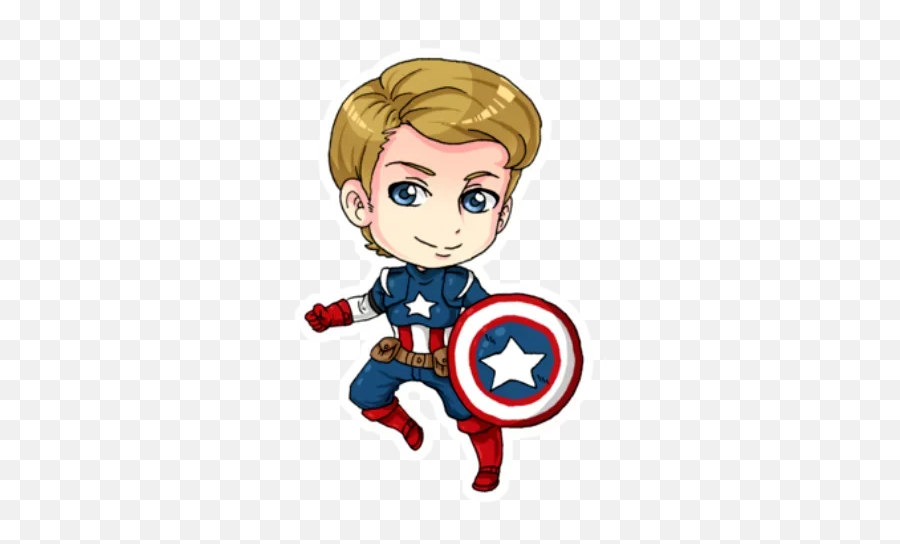 Mini Marvel Stickers For Telegram - Cartoon Emoji,Marvel Emoji