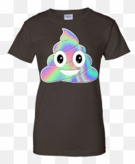 Unicorn Poop Emoji Holo Women Girls