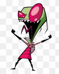 To Boldly Go Beyond - Invader Zim Emoji,Giggling Emoticons