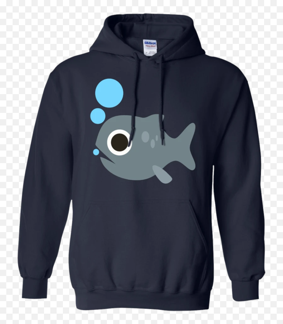 Fish Blowing Bubbles Emoji Hoodie - Hershey Bears Clothing Buy,Blowing Bubbles Emoji