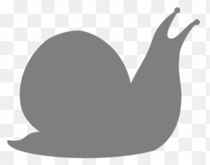 Gray Snail Icon - Snail Silhoutte Transparent Emoji,Snail Emoticon