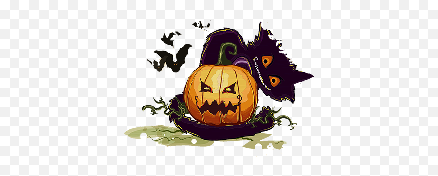 Halloween Sticker Emoji - No Tricks Just Treats Halloween Sale,Thanksgiving Emoji Copy And Paste