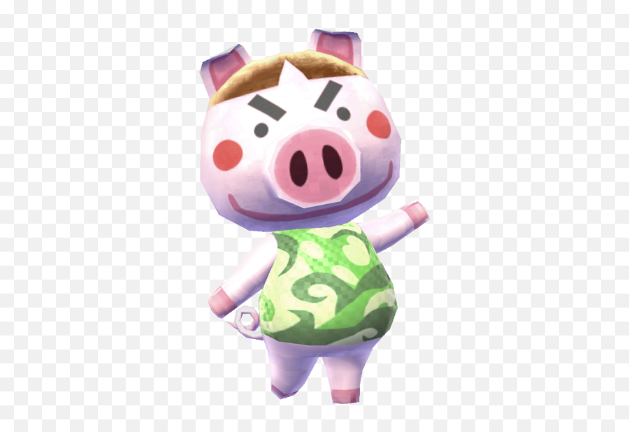 Download Hd Leaf And Pig Emoji - Truffles Animal Crossing New Horizons,Pig Emoji