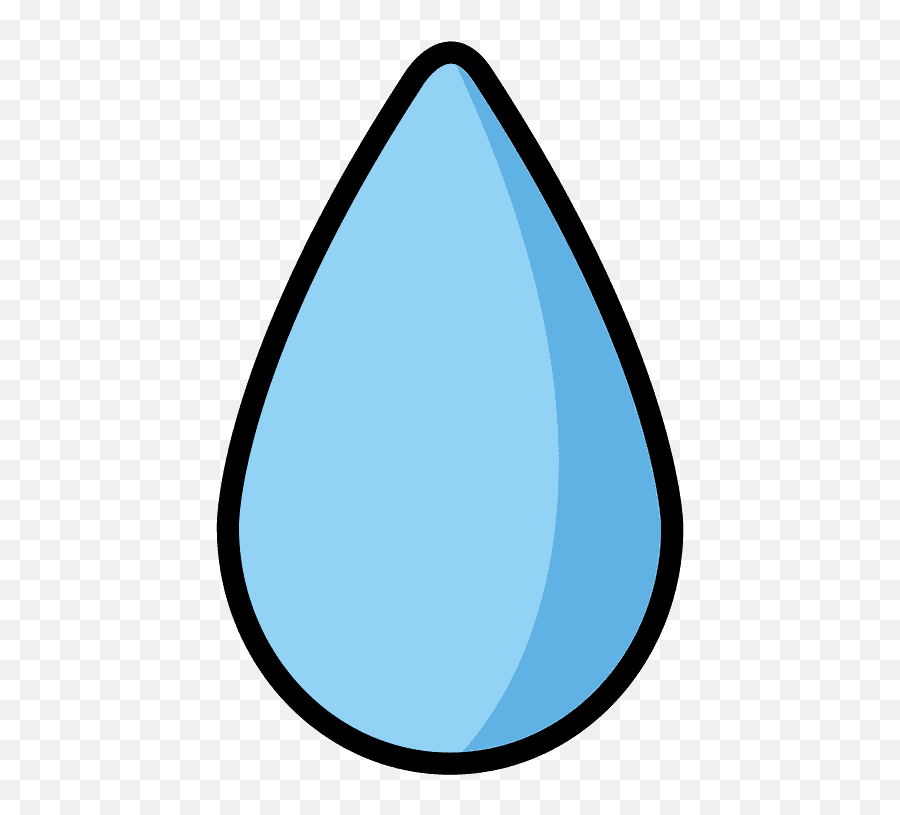 Droplet Emoji Clipart - Eau Emoji,Sweat Drop Emoji