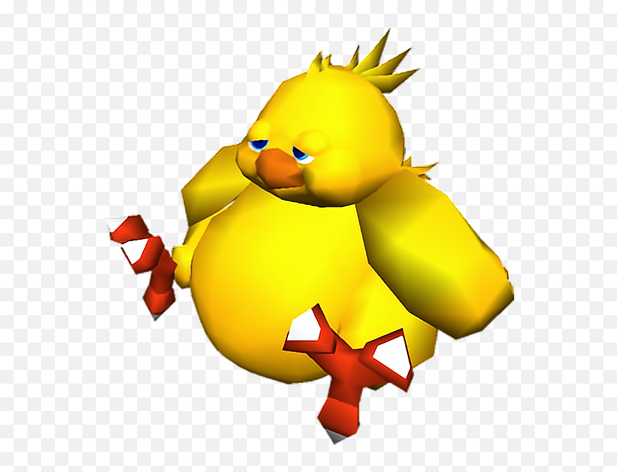 Chocobo Freetoedit - Fat Chocobo Final Fantasy Emoji,Chocobo Emoji
