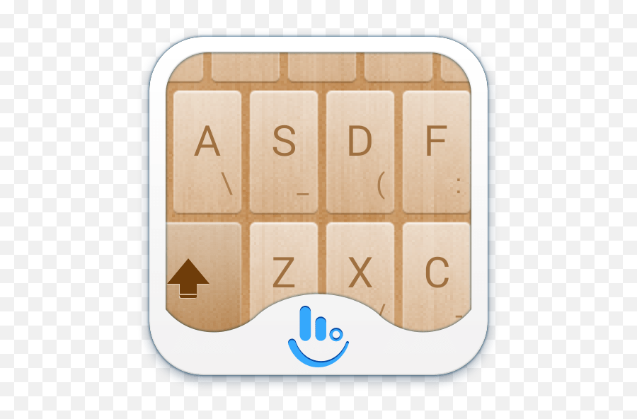 Touchpal Natural Wood Theme - Apkonline Solid Emoji,Yogurt Emoji