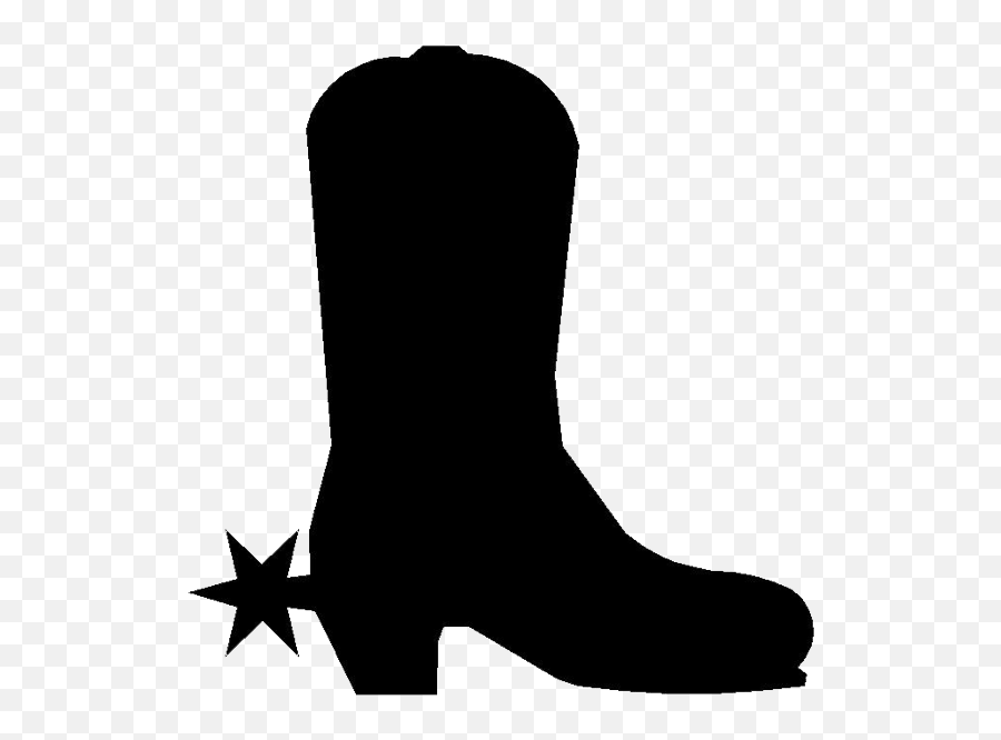 Riding Boot - Silhouette Cowboy Boot Clipart Emoji,Cowboy Boot Emoji