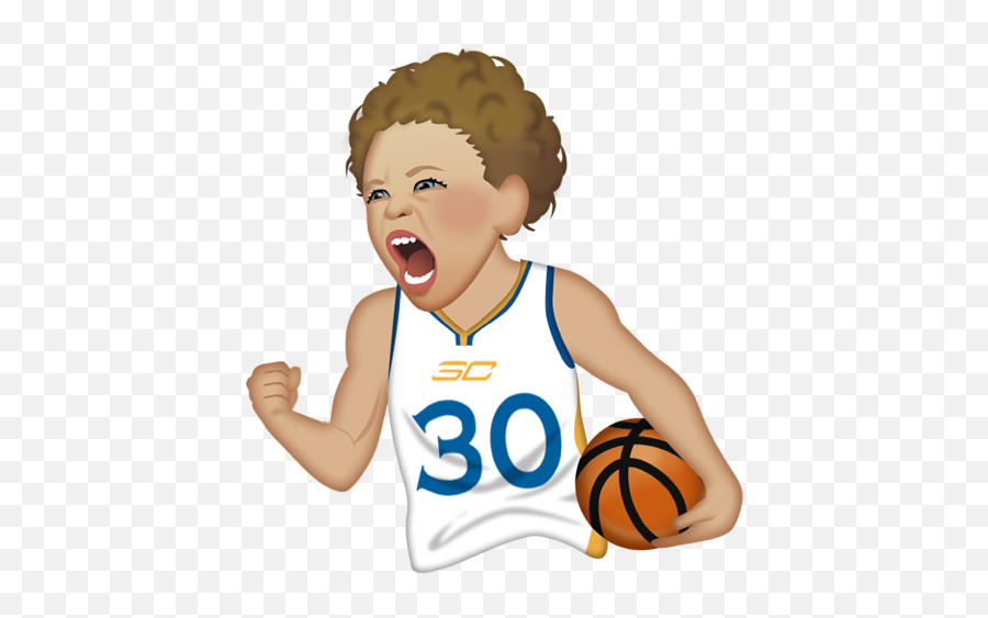 Riley Curry Rules Stephens Emoji App - Stephen Curry As A Cartoon,Curry Emoji