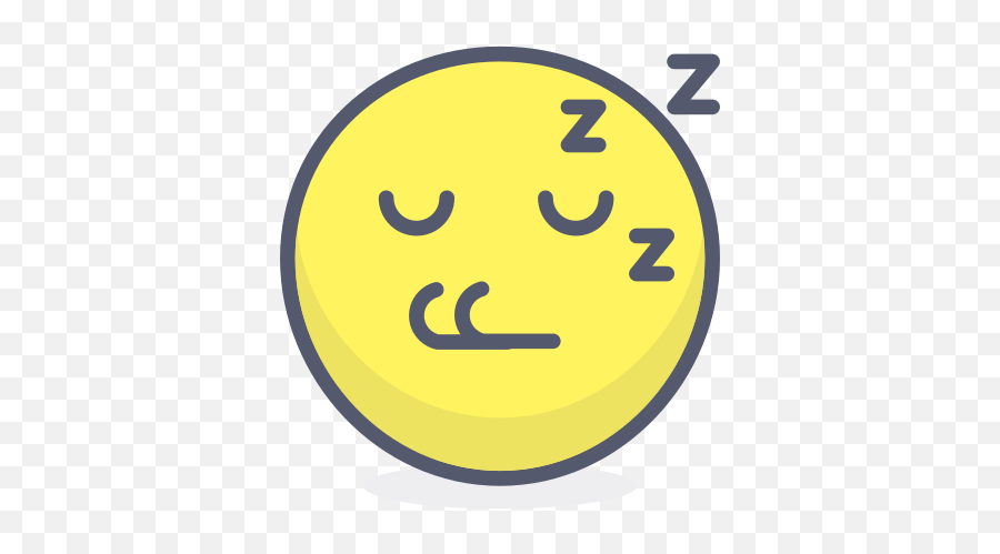 Sleep - Circle Emoji,Sleep Emoticon