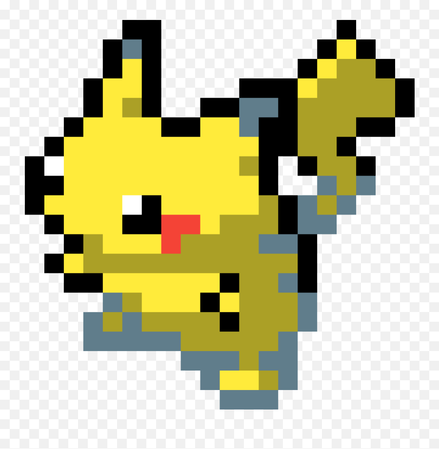 Pixilart - Pikachu Pixel Art Emoji,Box Emoticon