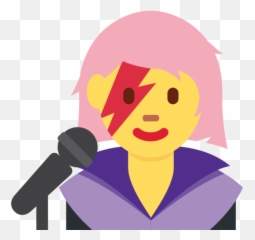 Woman Singer Emoji Meaning With Pictures - Emoji De Mujer Cantando,Singing Emoji