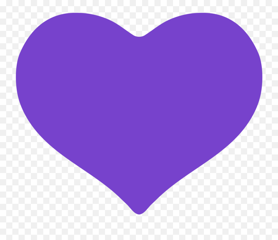 Emoji U1f49c - Purple Heart White Background,Emoji Heart