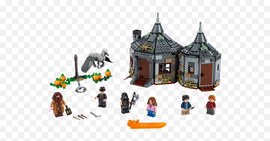 Lego Harry Potter Hagrids Hut Buckbeaks - Lego Harry Potter Mod Emoji,Cabin Emoji