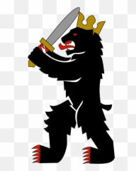 Free Tongue Dog Vectors - Bear Heraldry Coat Of Arms Emoji,Sword Emoji