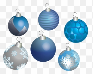 Free Cold Winter Vectors - Bola De Navidad Azul Png Emoji,Popcorn Emoticon