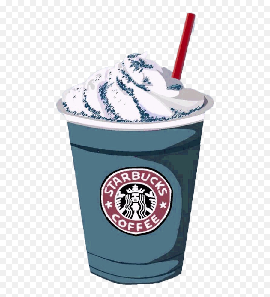 Starbucks Clipart Frappuccino - Starbuck Cartoon Png Emoji,Frappuccino Emoji