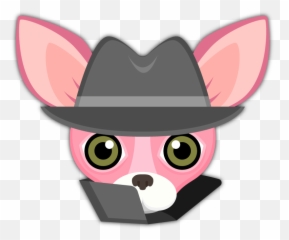 Pink Valentines Chihuahua Emoji Stickers - Cartoon,Spy Emoji