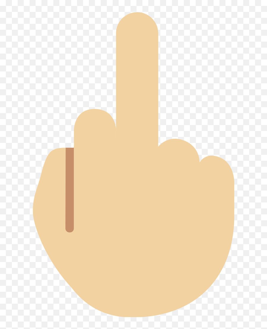 Twemoji2 1f595 - Meaning Emoji,1 Finger Emoji