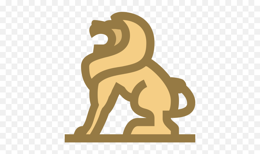 Lion Statue Icon - Illustration Emoji,Lion Emoji Android