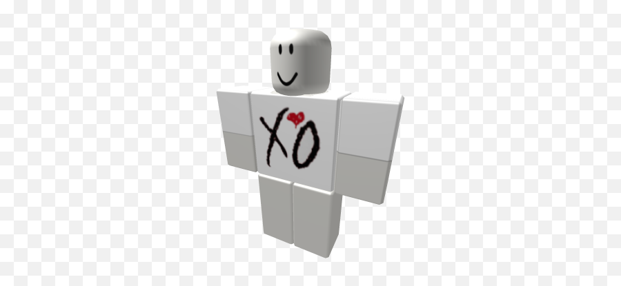 The Weeknd Tee - Roblox Long Sleeve Shirt White Emoji,Xo Emoticon