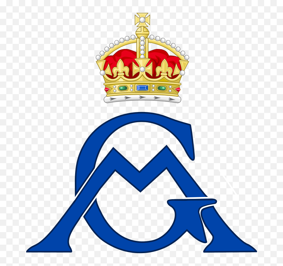 Dual Cypher Of King George V And Queen Mary Of Great - King Henry Viii Symbol Emoji,Queen Crown Emoji