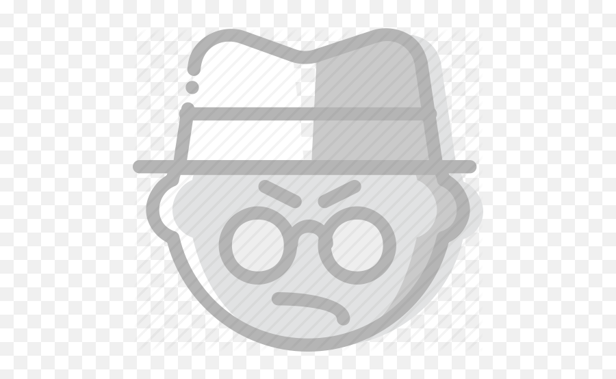 Emoji Emoticon Face Thug Icon - Circle,Thug Emoticon