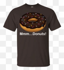 Donuts Emoji T - Tshirt Warning Girl,Doughnut Emoji