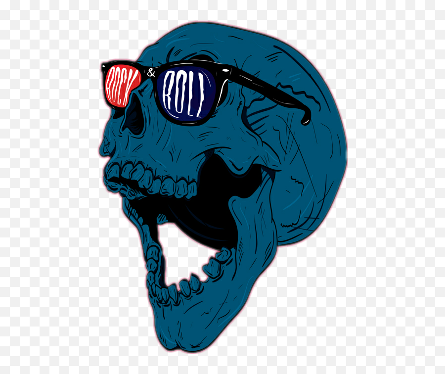 Skull Brand Swag Mega Cool - Skull Graphic Adobe Illustrator Emoji,Mega Emoji