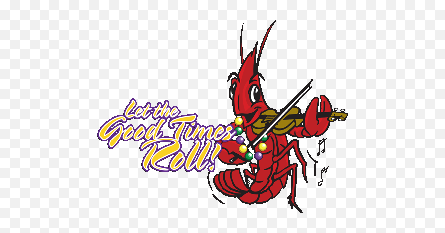 Louisiana Culture Clipart - Let The Good Times Roll Crawfish Emoji,Creole Flag Emoji