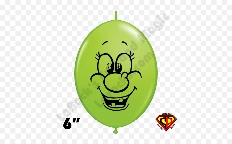 6 Inch Quick Link Witch Face Qualatex 50ct By Juan Gonzales - Balloon Girl Face Emoji,Witch Emoticon