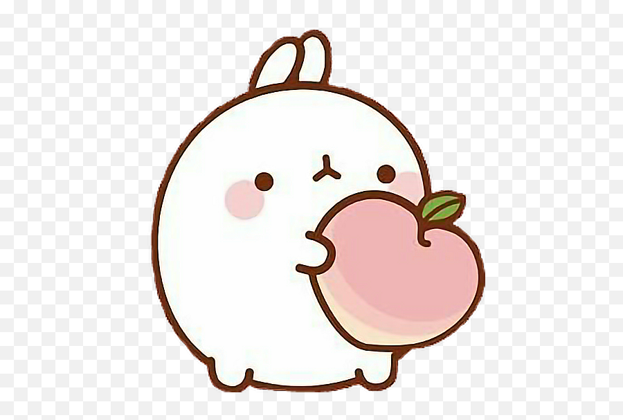 Molang Transparent Bunny Picture - Bunny Kawaii Png Emoji,Giggling Emoticons