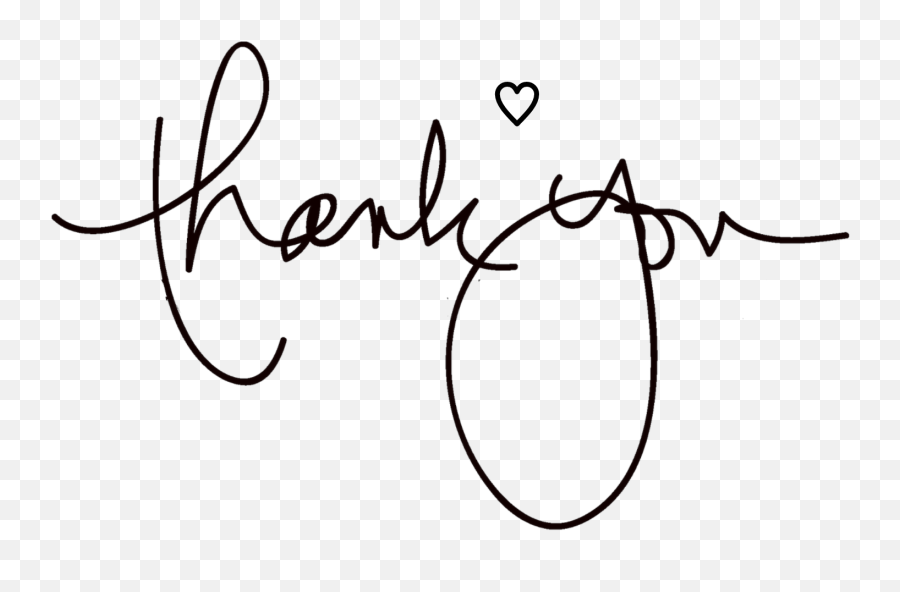 Thankyou Text Tumblr Phont Phonto Heart Hearts Love Com - Calligraphy Emoji,Thank You Emoji Text