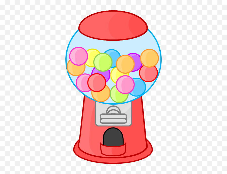 Gum Clipart Gumball Machine Gum - Cute Gumball Machine Cartoon Emoji,Gumball Machine Emoji