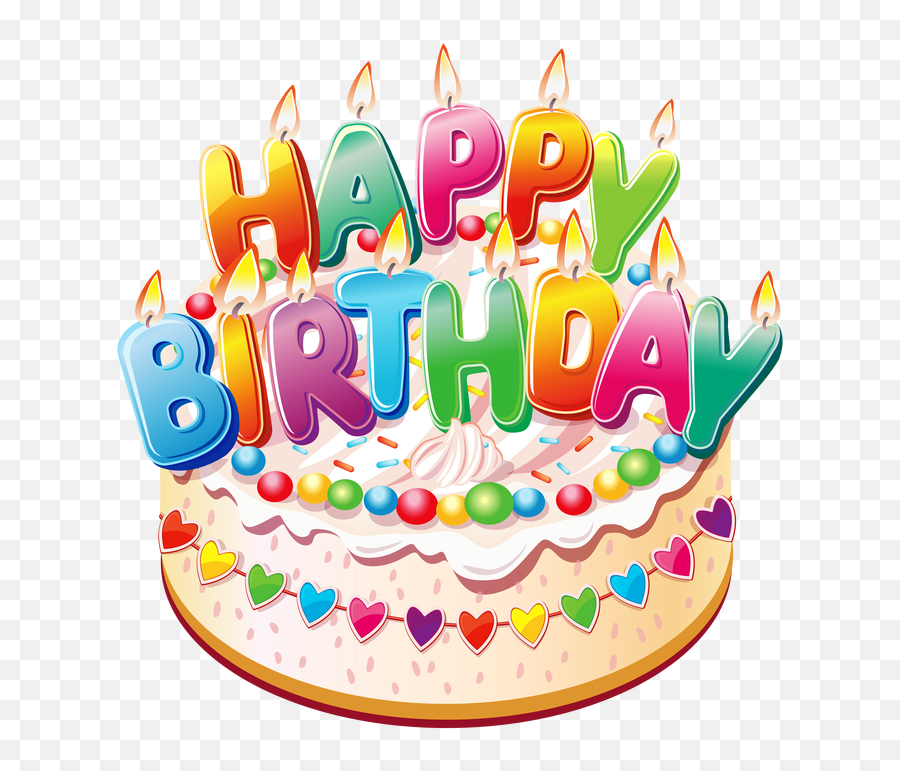 Collection Of Free Vector Emoji Cake - Happy Birthday Cake Clip Art,Birthday Emojis
